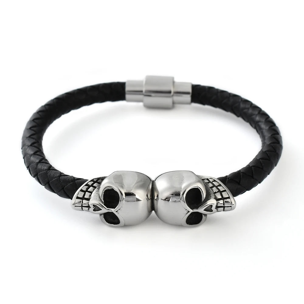 18k Gold Plated Skull Bracelet - MELINIE