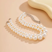 Pearl Women Necklace Set Baroque