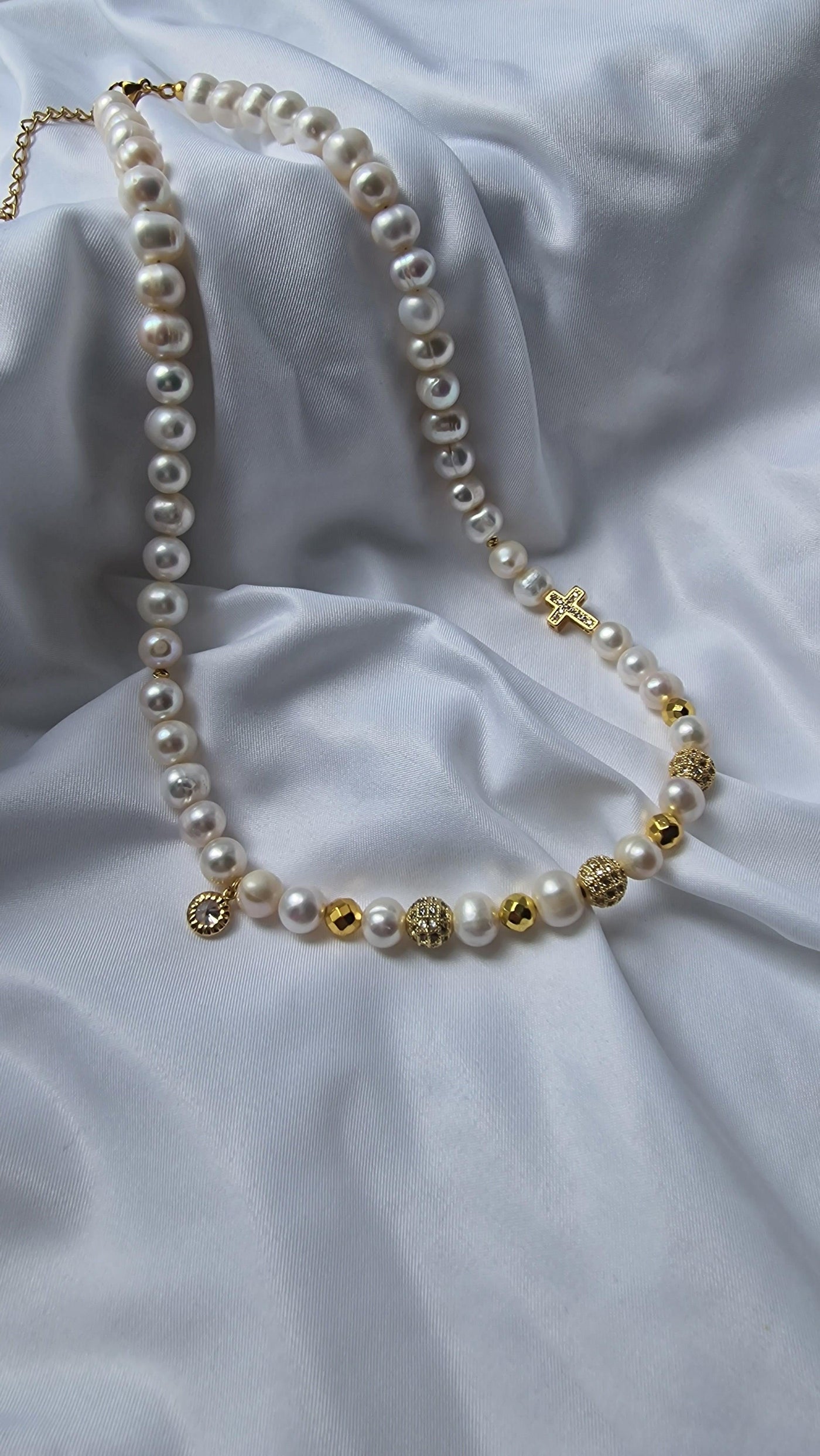 Shebelle Real Pearl Necklace - MELINIE