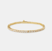 3MM TENNIS BRACELET - GOLD