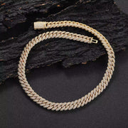 Necklace Iced Cuban Chain Gold 10MM