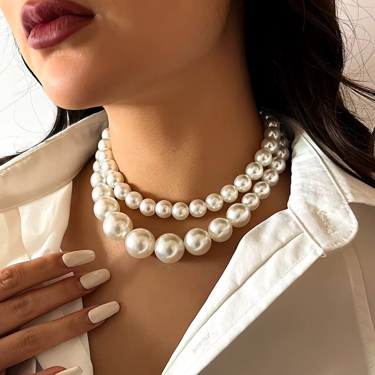 Pearl Women Necklace Set Baroque