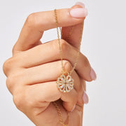 THE FLOWER OF LIGHT NECKLCE